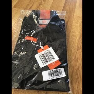 Opposuits boys dress shirt, new, spread collar, long sleeve, black, 14